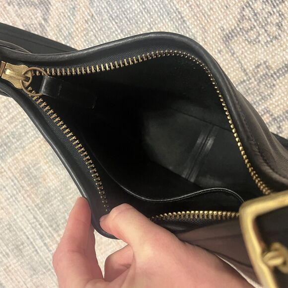 Vintage Coach Janice Legacy Bag 9950 Black Leather Crossbody Shoulder Bag - Picture 16 of 16